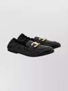 Ferragamo Jodie Loafers Featuring Elasticated Trim In Black