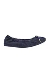 Ferragamo Joelle Denim Ballet Flat In Blue