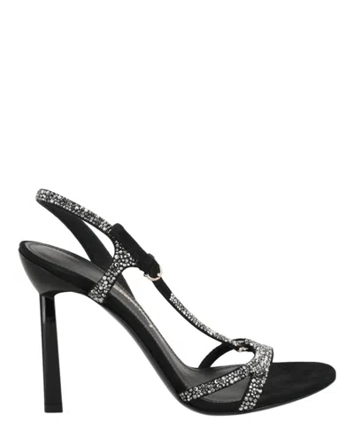 FERRAGAMO JOLE X5 CRYSTAL EMBELLISHED HEELS