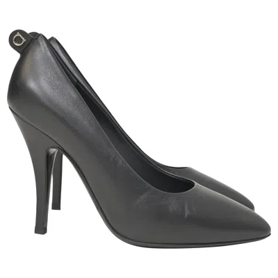 FERRAGAMO JUDY 87 PUMPS IN BLACK LEATHER