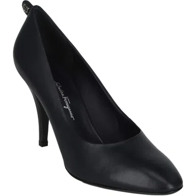Ferragamo Judy Stiletto Pump In Blue