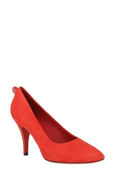 Ferragamo Judy Stiletto Pump In Red
