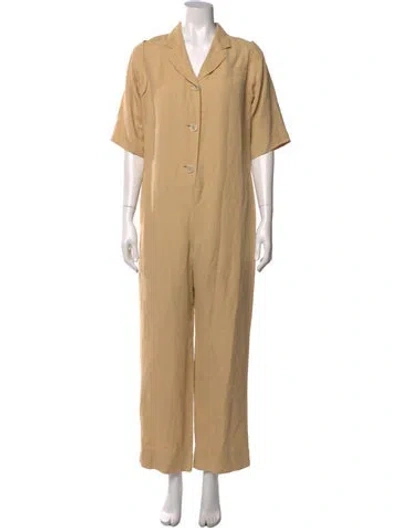 Pre-owned Ferragamo Jumpsuit In Neutrals
