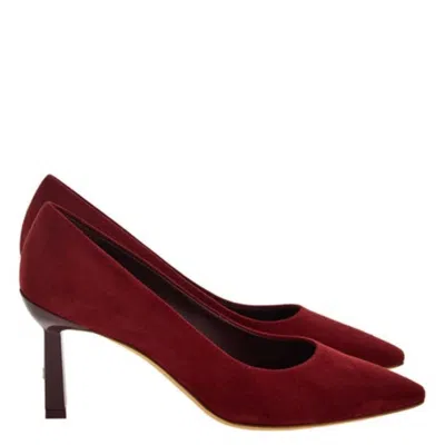 Ferragamo Justina 70 Suede Pumps In Multi