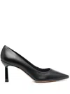 Ferragamo Vissia 70 Nappa Leather Pumps In Black