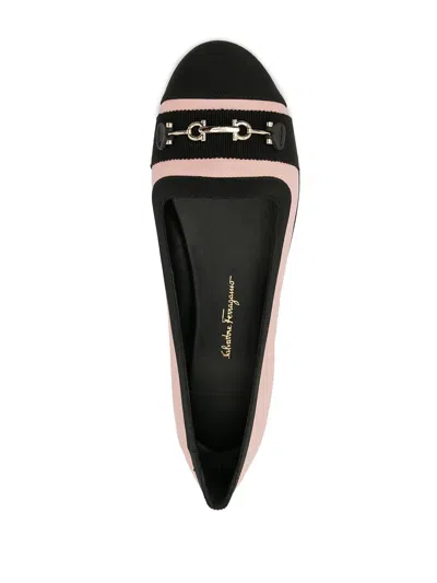 FERRAGAMO FERRAGAMO KACI GANCINI BALLERINA SHOES