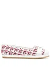 Ferragamo Kacy Woven Espadrilles