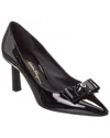 Ferragamo Katrin Patent Pump In Animal Print