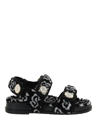 Pre-owned Ferragamo Keita Sandals (women's) Sneakers In Black