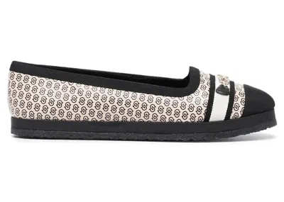 Pre-owned Ferragamo Kelsi Ballerina Sneakers (women's) Sneakers In White