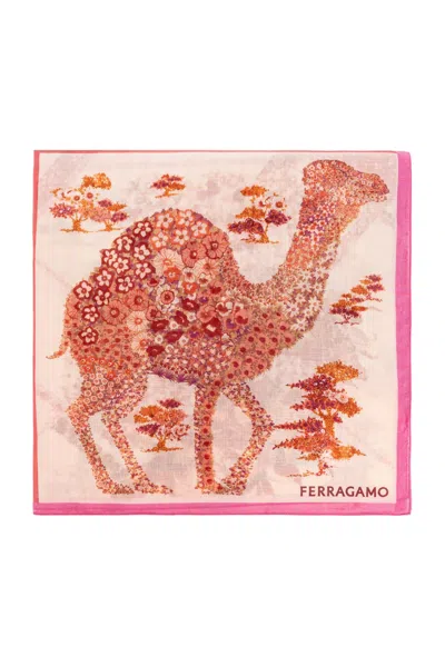 Ferragamo Kenzo Black Cotton T-shirt In Pink