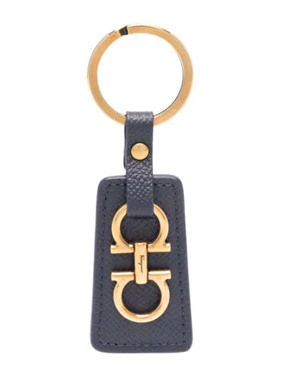 Ferragamo Keychain Hooks Accessories In Blue