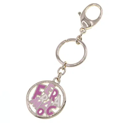 Pre-owned Ferragamo Keyring () In Gold