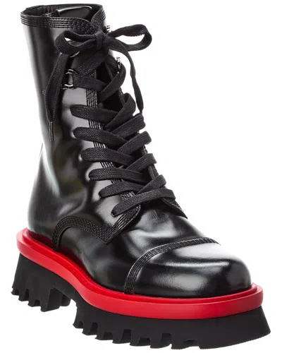 Ferragamo Kira Leather Boot In Black
