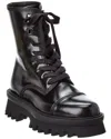 Ferragamo Orlando Leather Boot In Black