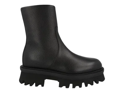 Pre-owned Ferragamo Klem Combat Boots (women's) Sneakers In Black