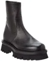 Ferragamo Klem Leather Boot In Black
