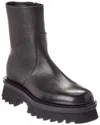 Ferragamo Klem Leather Boot In Black