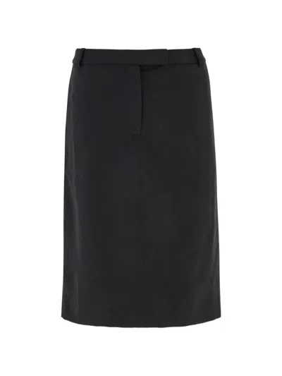 Ferragamo Knee Length Skirt In Black