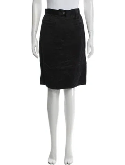 Pre-owned Ferragamo Knee-length Skirt In Black