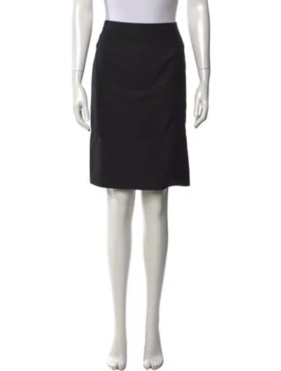 Pre-owned Ferragamo Knee-length Skirt In Black