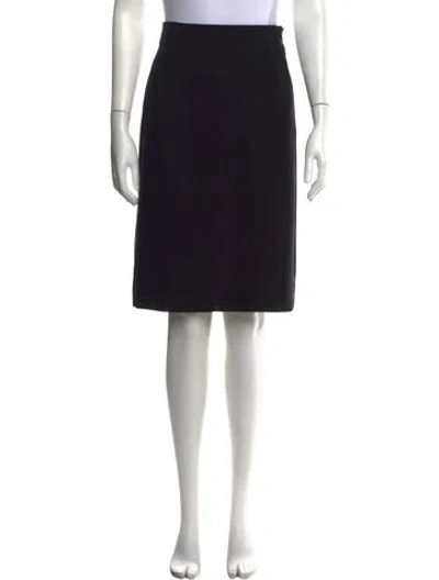 Pre-owned Ferragamo Knee-length Skirt In Black