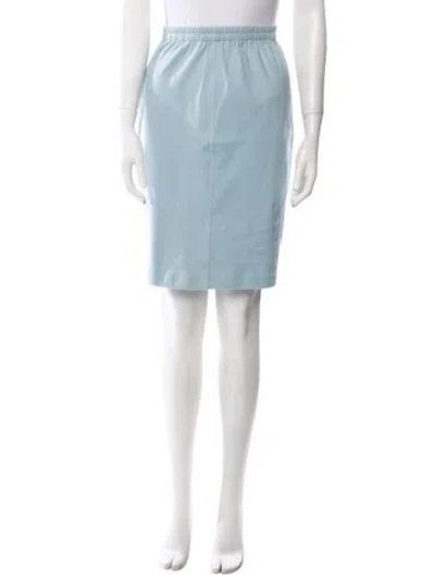 Pre-owned Ferragamo Knee-length Skirt In Blue