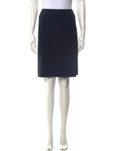 Pre-owned Ferragamo Knee-length Skirt In Blue