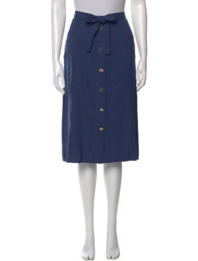 Pre-owned Ferragamo Knee-length Skirt In Blue