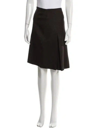 Pre-owned Ferragamo Knee-length Skirt In Brown