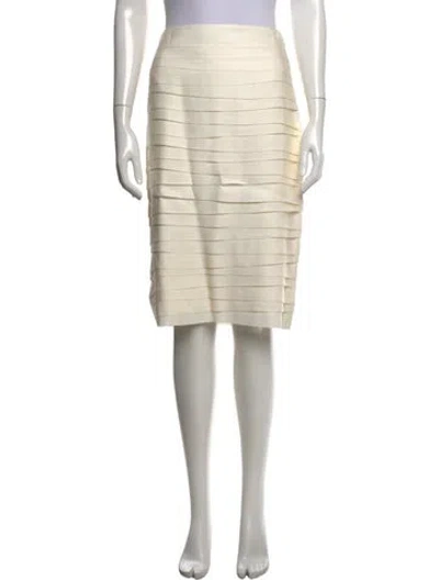 Pre-owned Ferragamo Knee-length Skirt In Neutrals