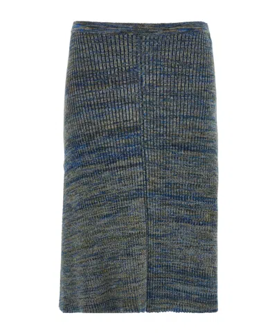 Ferragamo Knitted Skirt In Multi