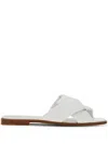 Ferragamo Knot-detail Leather Slides
