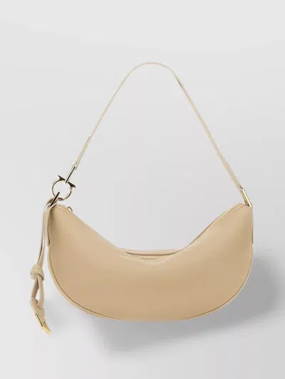 Ferragamo Knotted Hardware Shoulder Bag