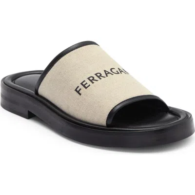 Ferragamo Kuban Logo Slide Sandal