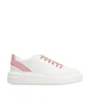 Ferragamo Lace Up Casual Shoes In White