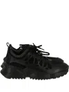 Ferragamo Lace-up Cut-out Detail Sneakers