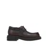 Ferragamo Lace Up Derby Shoes In Red