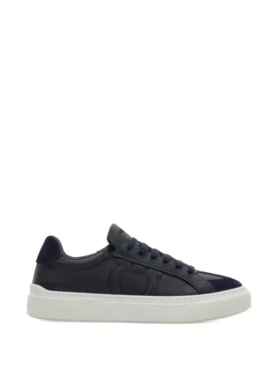 FERRAGAMO LACE-UP FASTENING SNEAKERS