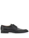Ferragamo Lace-up Leather Derby Shoes In Brown