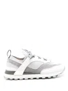Ferragamo Lace-up Low-top Sneakers In 白色