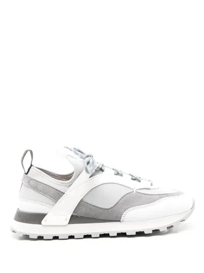 FERRAGAMO LACE-UP LOW-TOP SNEAKERS