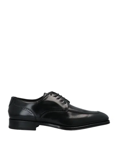 Ferragamo Lace-up Shoes In Black