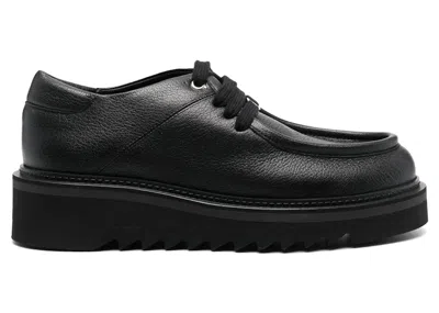 Pre-owned Ferragamo Lace Up (women's) Sneakers In Black