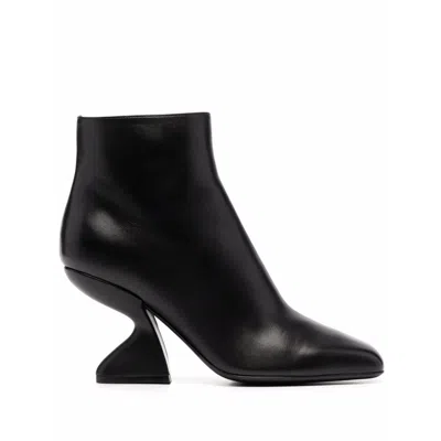 Ferragamo Ladies Black Boots