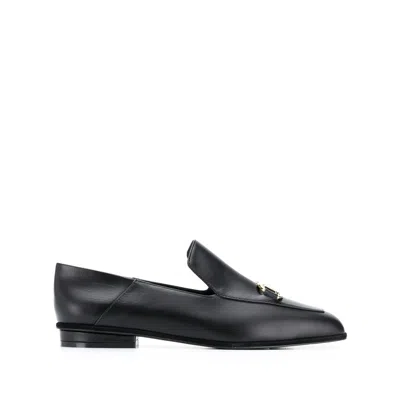 Ferragamo Ladies Black Loafers