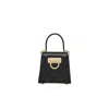 Ferragamo Ladies Black Micro Iconic Top Handle Bag In Black