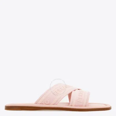FERRAGAMO FERRAGAMO LADIES LAURENE LOGO SLIDES