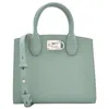 Ferragamo Ladies Mini Studio Box Small Tote Bag In Green