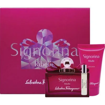 Ferragamo Ladies Signorina Ribelle Gift Set Fragrances 8052464899579